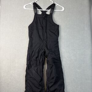 Baby Gap Snow Bib Ski Overalls Jumpsuit Size 4T Black Winter Adjustable EUC